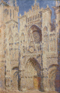 Rouen Cathedral: The Portal (Sunlight) by Claude Monet