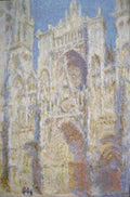 Rouen Cathedral, Portal, Sunlight by Claude Monet