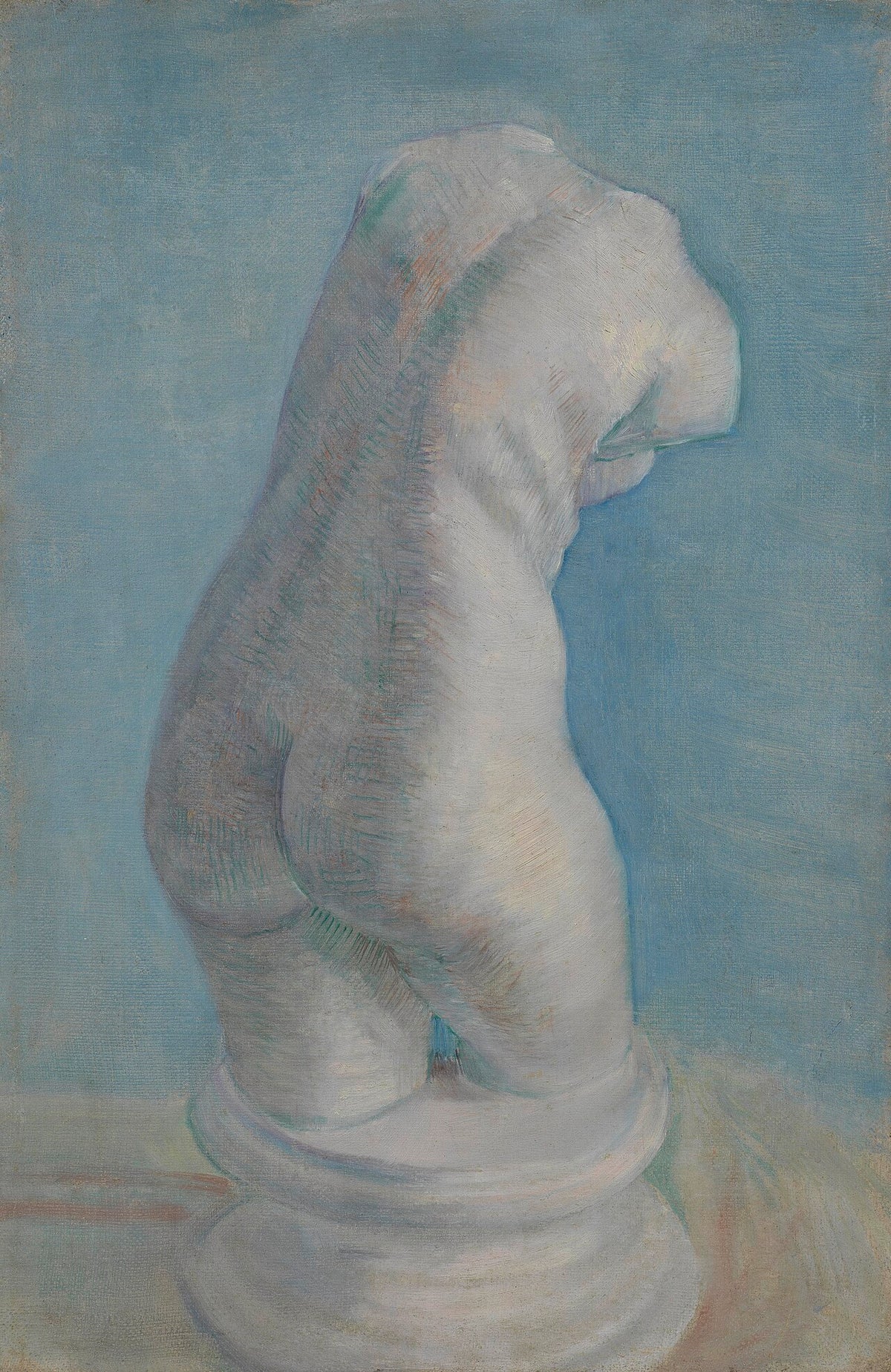 Plaster Cast of a Woman's Torso by Vincent van Gogh