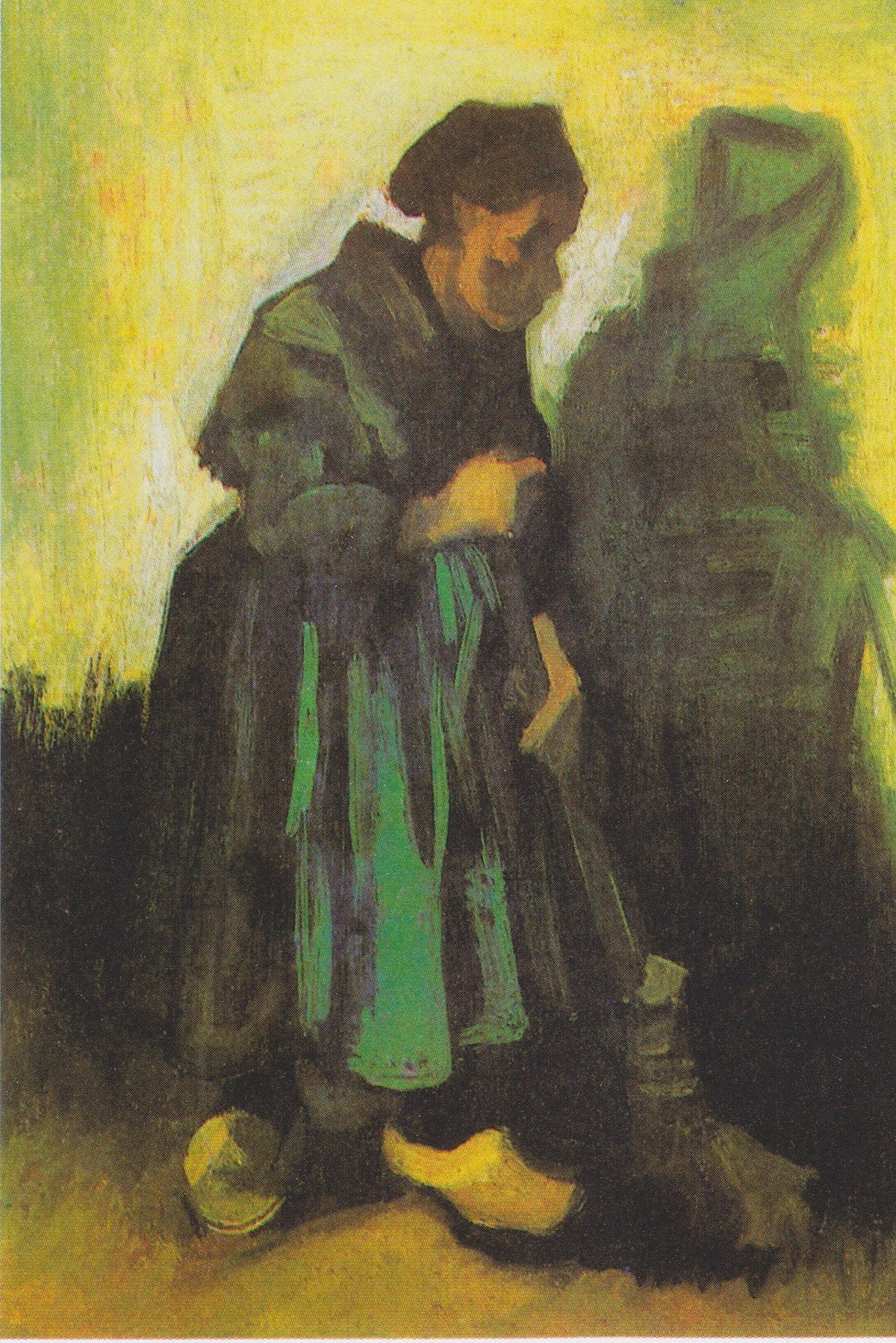 Woman with a Broom by Vincent van Gogh