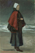 Fisherman's Wife on the Beach by Vincent van Gogh