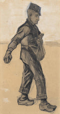 The Sower:Facing Right by Vincent van Gogh