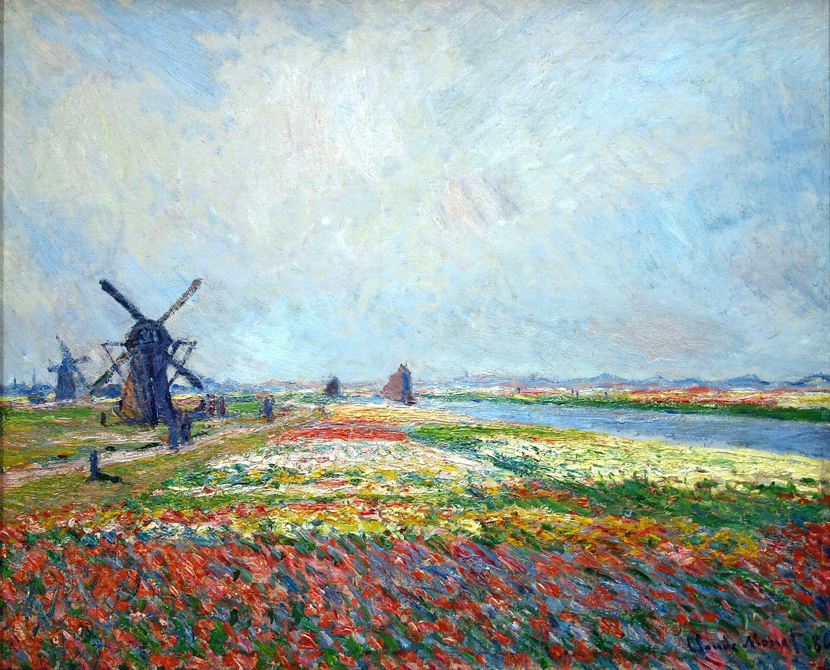 Tulip Fields near The Hague by Claude Monet