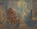 Evening (after Millet) by Vincent van Gogh