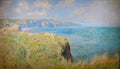 Bord des falaises à Pourville by Claude Monet
