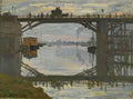 The Highway Bridge under repair by Claude Monet