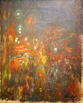 Leicester Square, by night by Claude Monet
