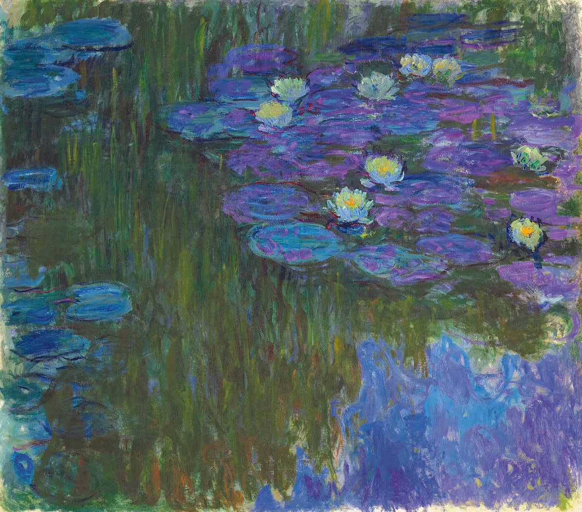 Nymphéas en fleur by Claude Monet