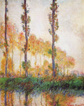 Poplars (Autumn) by Claude Monet