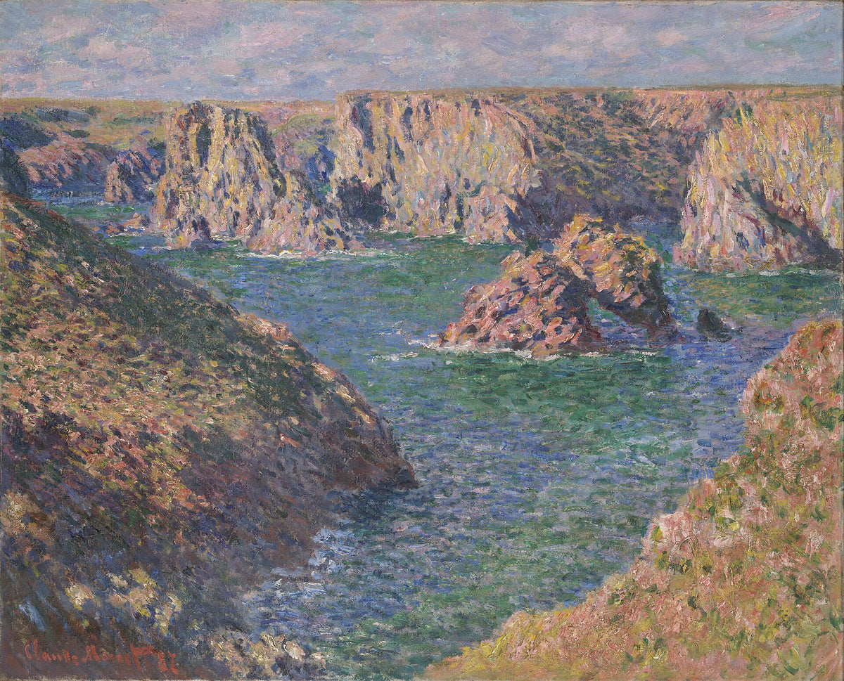 Port-Domois, Belle-Isle by Claude Monet