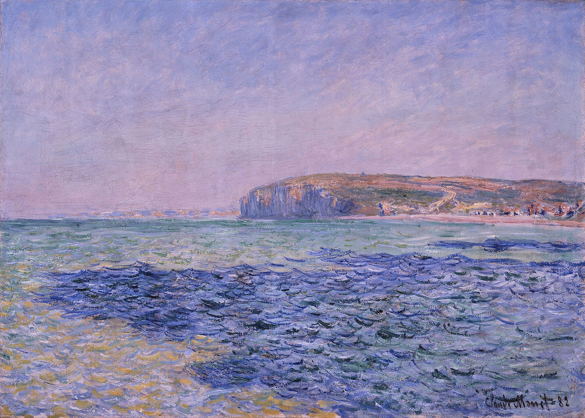 Shadows on the Sea. The Cliffs at Pourville by Claude Monet