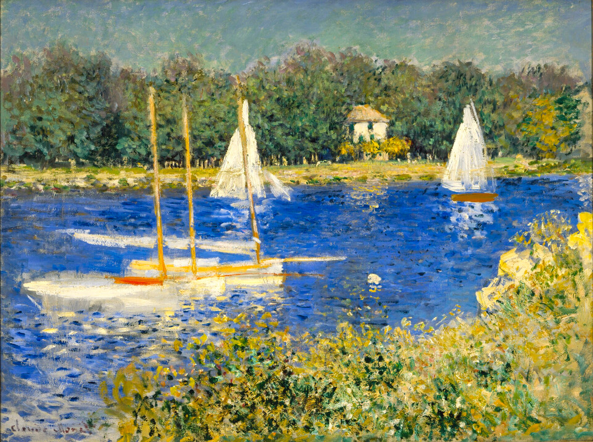 The Basin at Argenteuil (1874) by Claude Monet
