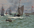 The Entrance to the Port of Le Havre by Claude Monet