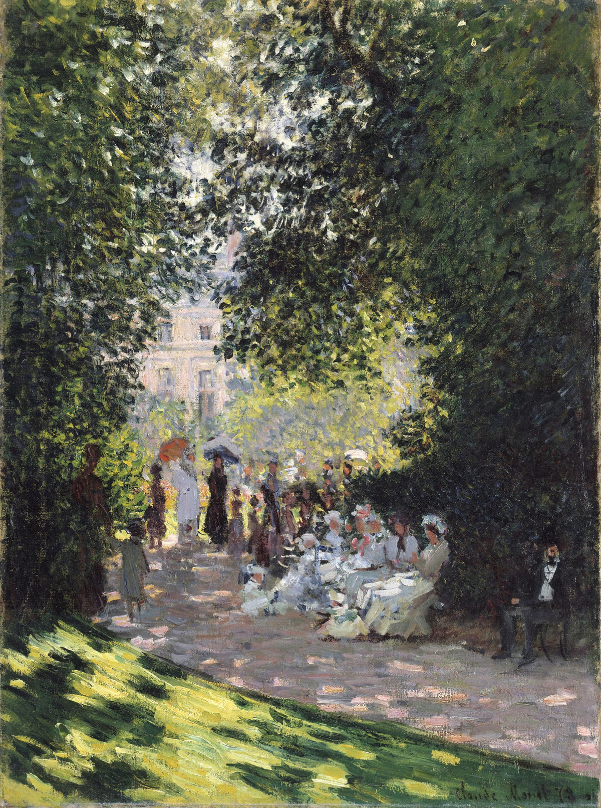 The Parc Monceau by Claude Monet
