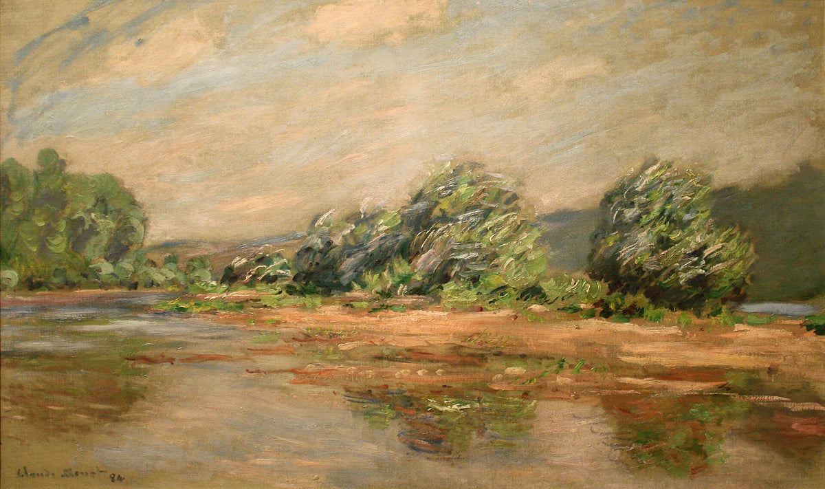 The Seine at Port-Villez by Claude Monet