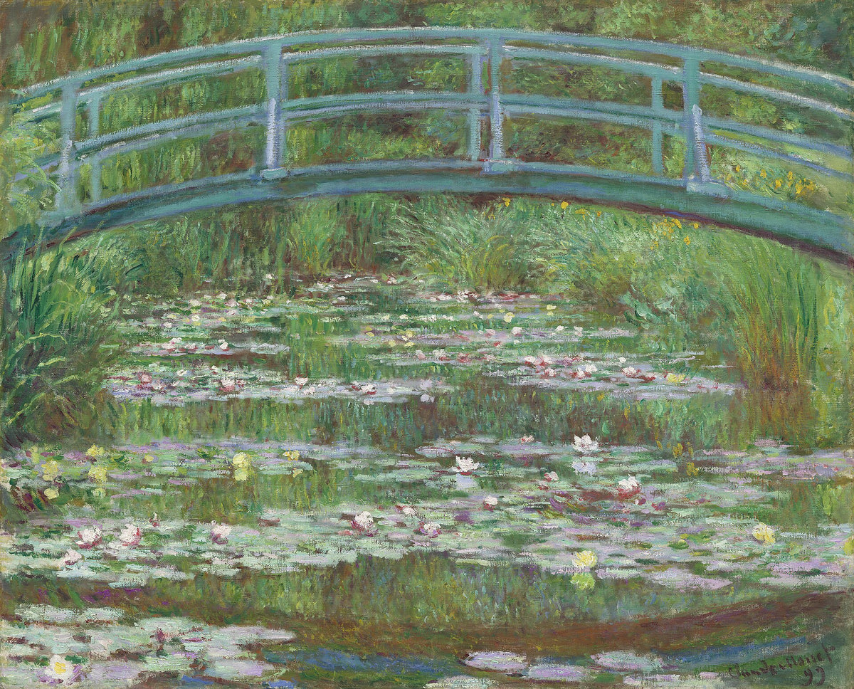 Japanese Footbridge by Claude Monet