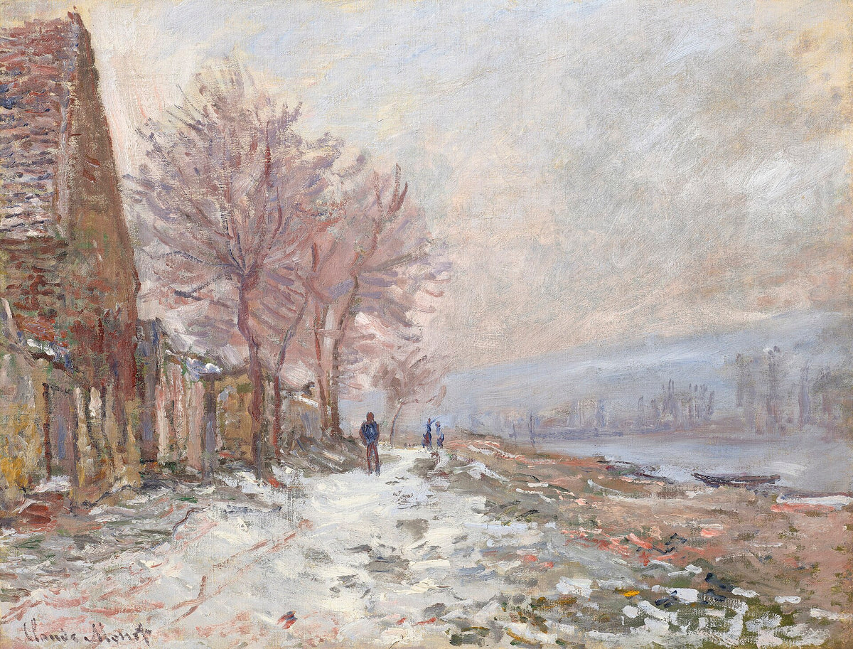 Lavacourt, l'hiver by Claude Monet
