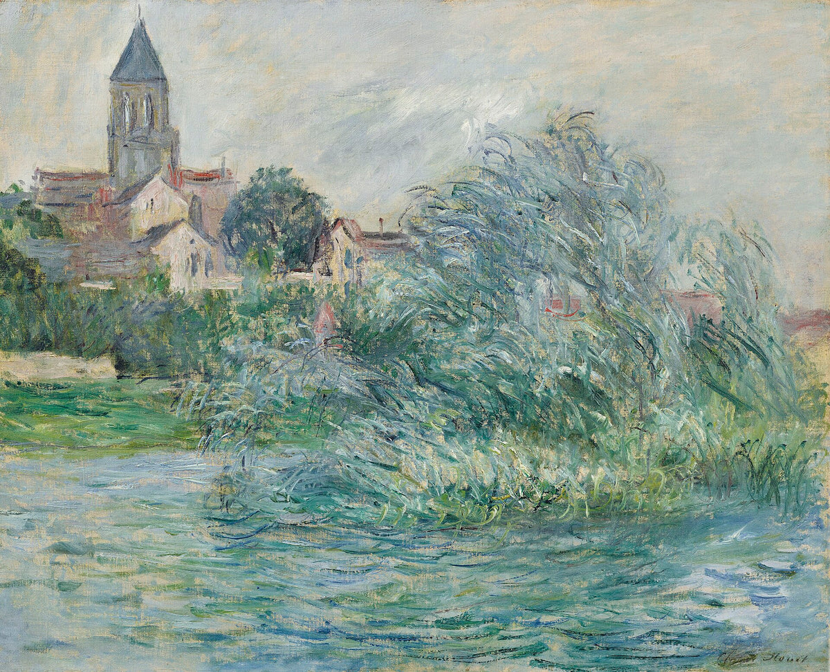L'église à Vétheuil by Claude Monet