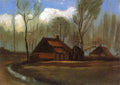 Farmhouse Among Trees by Vincent van Gogh