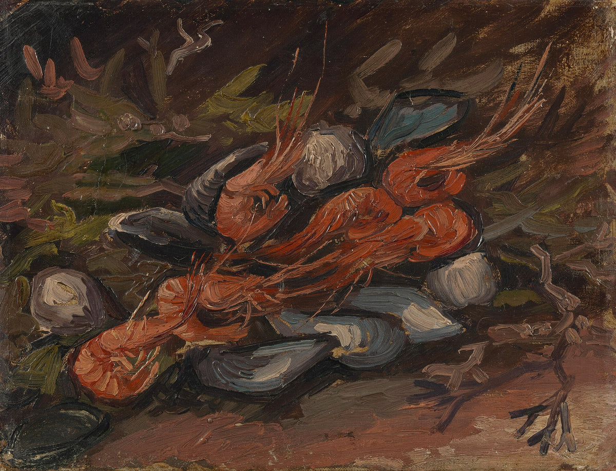 Prawns and Mussels by Vincent van Gogh