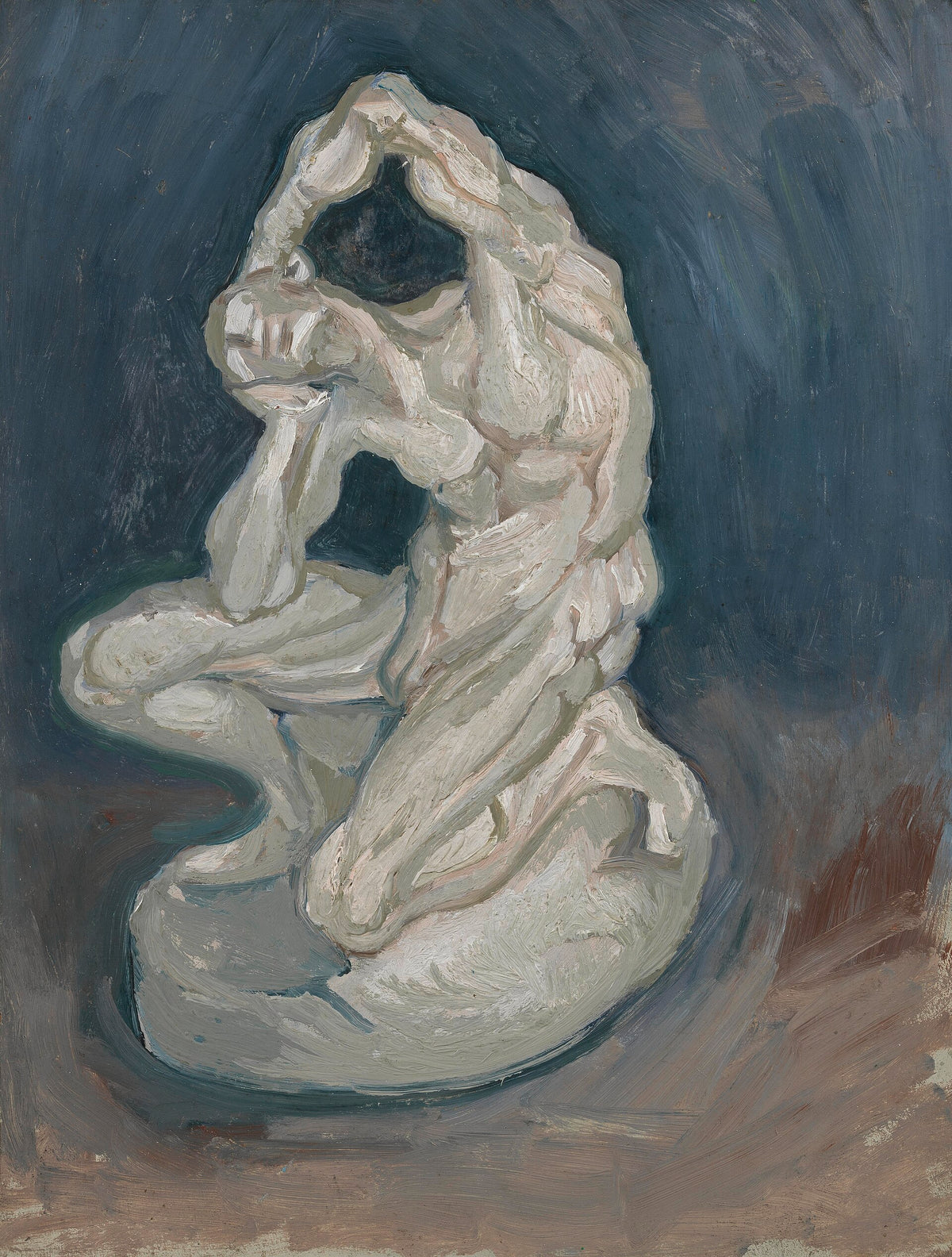 Kneeling Ecorché by Vincent van Gogh