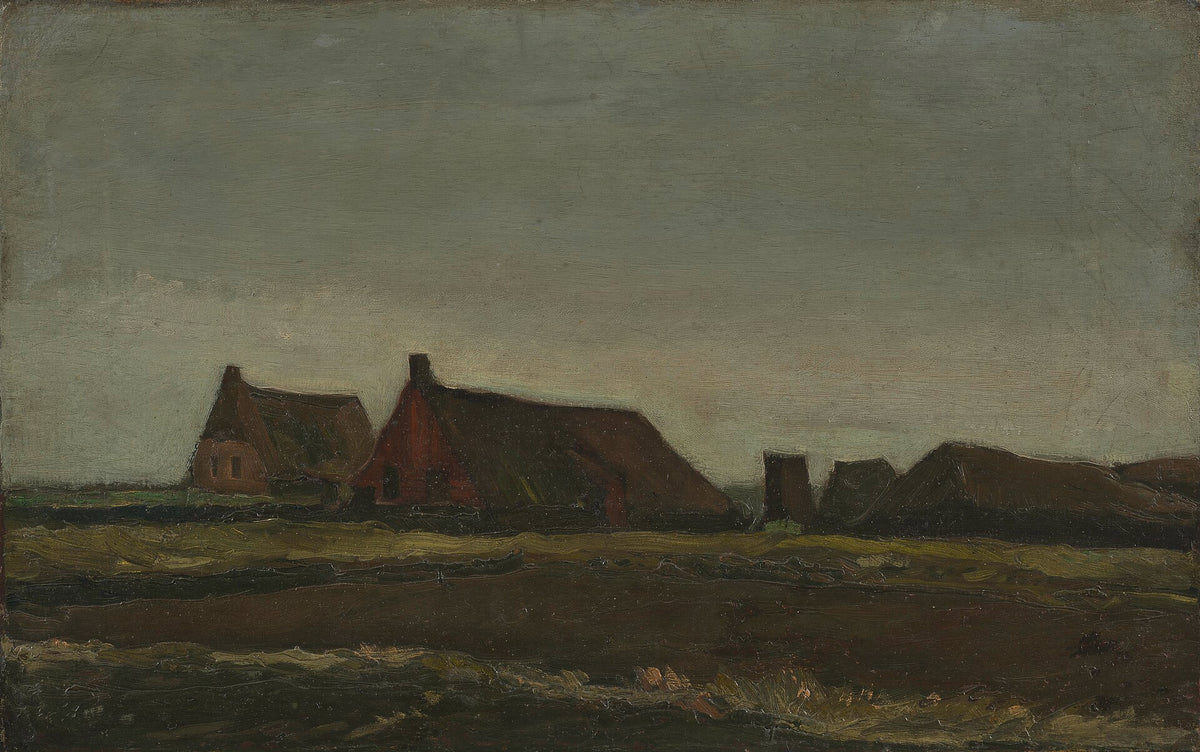Cottages by Vincent van Gogh