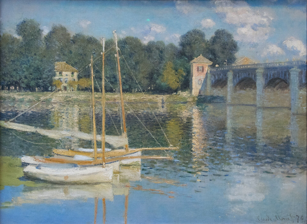 The Railway Bridge at Argenteuil by Claude Monet