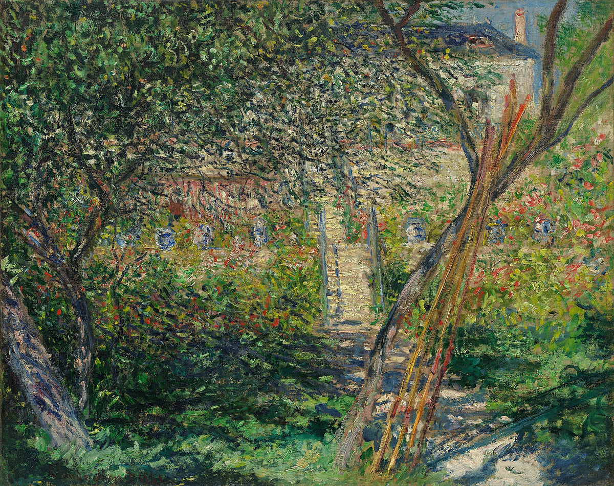 Le jardin de Vétheuil by Claude Monet