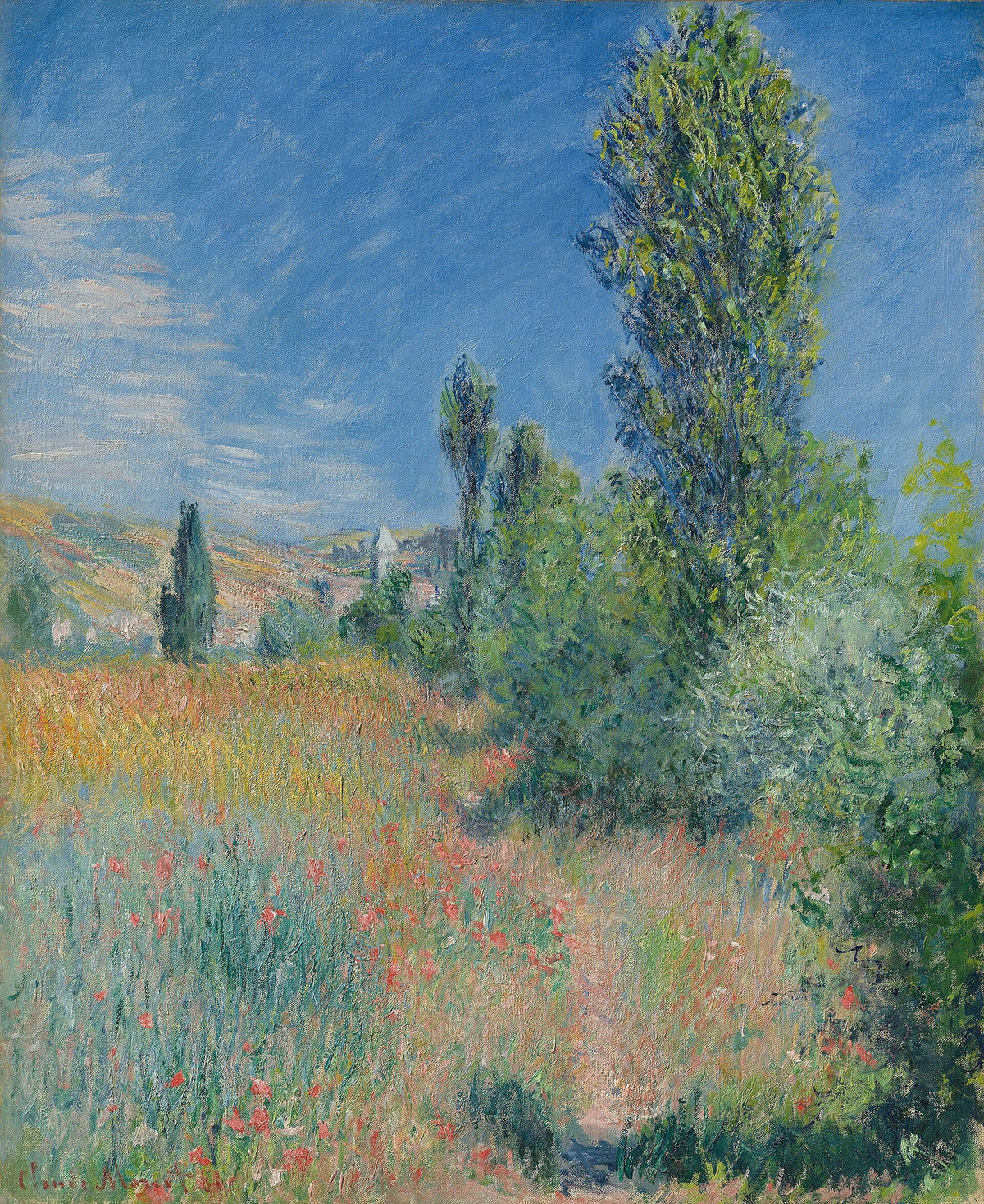 Landscape in Ile Saint-Martin by Claude Monet