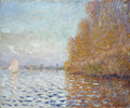 Argenteuil Basin with a Single Sailboat by Claude Monet