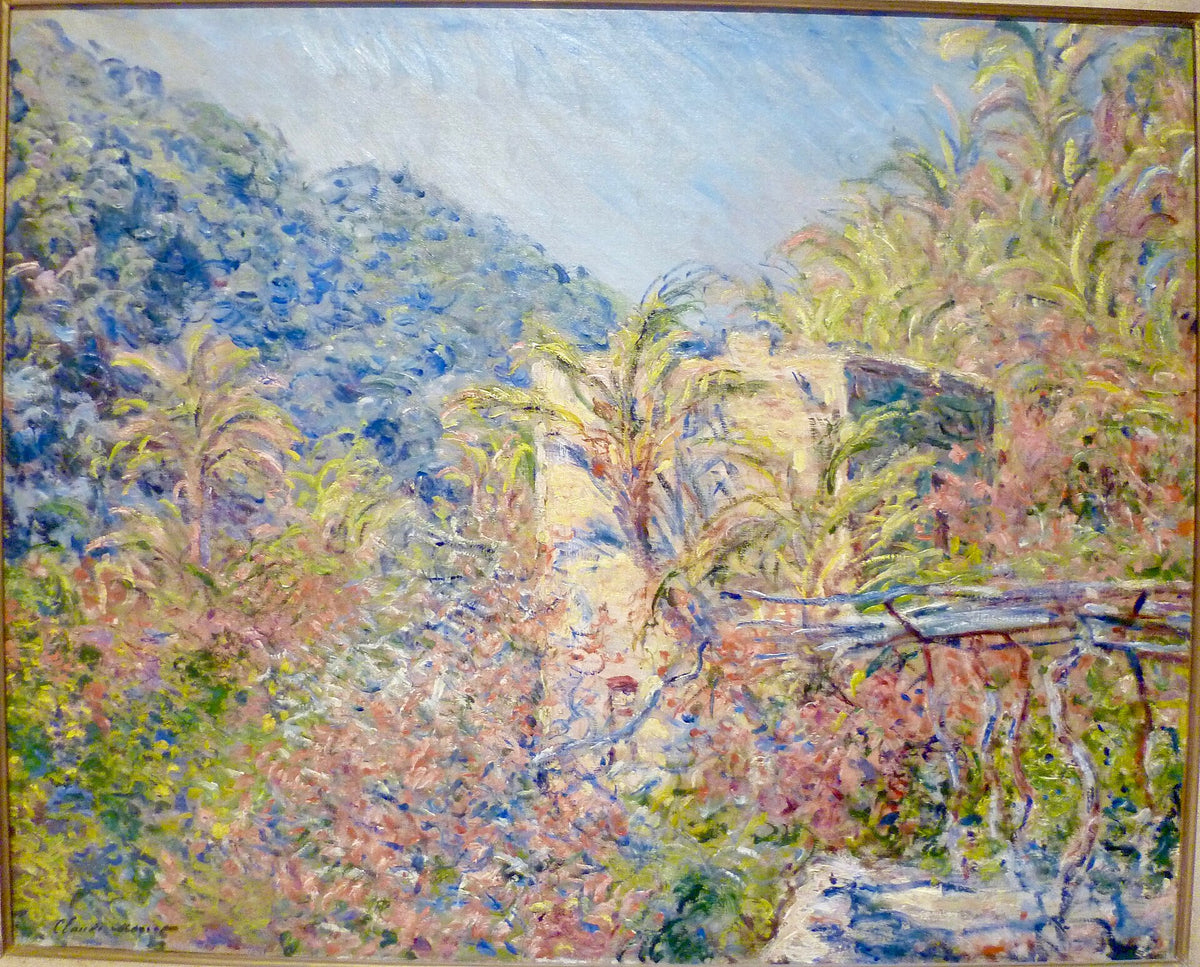 Valley of Sasso. Sunlight effect by Claude Monet