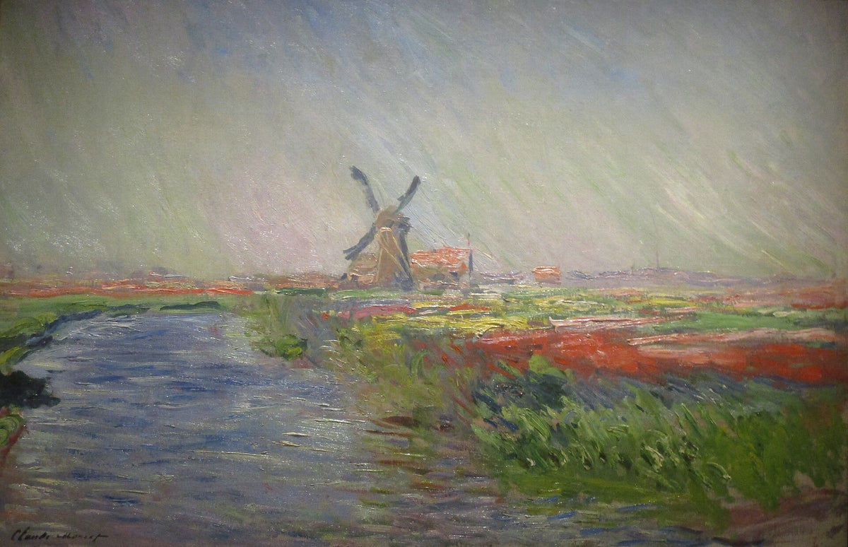 Tulips in Holland by Claude Monet