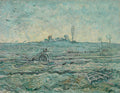 Snow-Covered Field with a Harrow (after Millet) by Vincent van Gogh