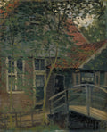 Footbridge at Zaandam by Claude Monet