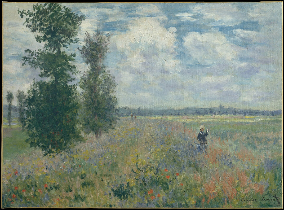 Poppy Fields near Argenteuil by Claude Monet