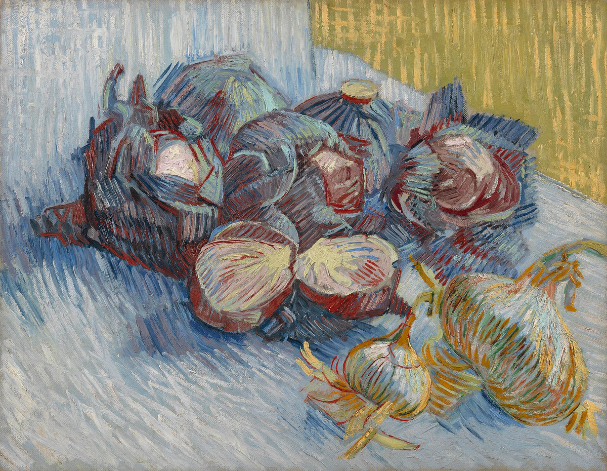 Red Cabbages and Garlic by Vincent van Gogh