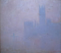 Seagulls, the River Thames and the Houses of Parliament by Claude Monet