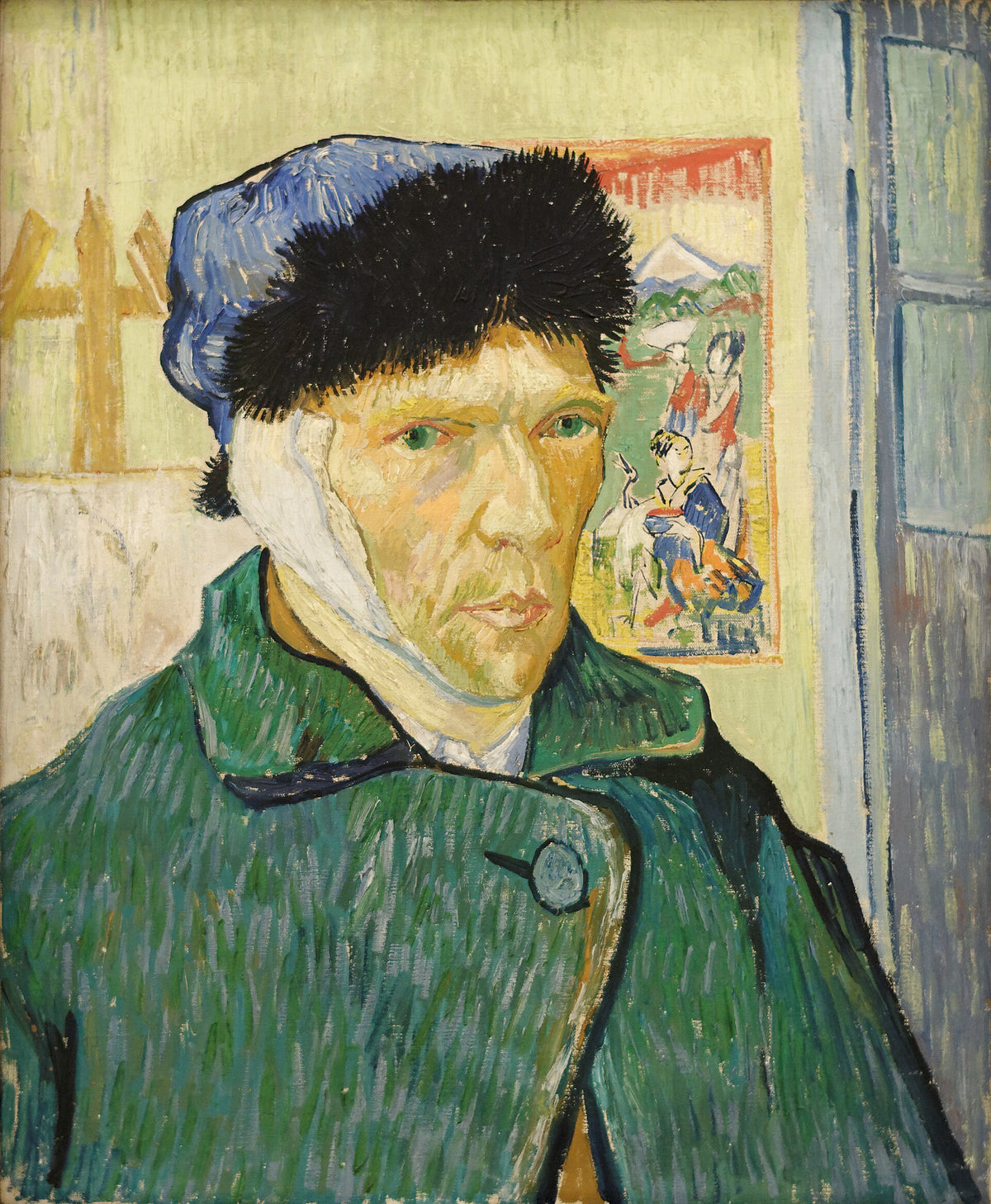 Self-Portrait with Bandaged Ear by Vincent van Gogh