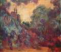 The Artist's House Seen from the Rose Garden by Claude Monet