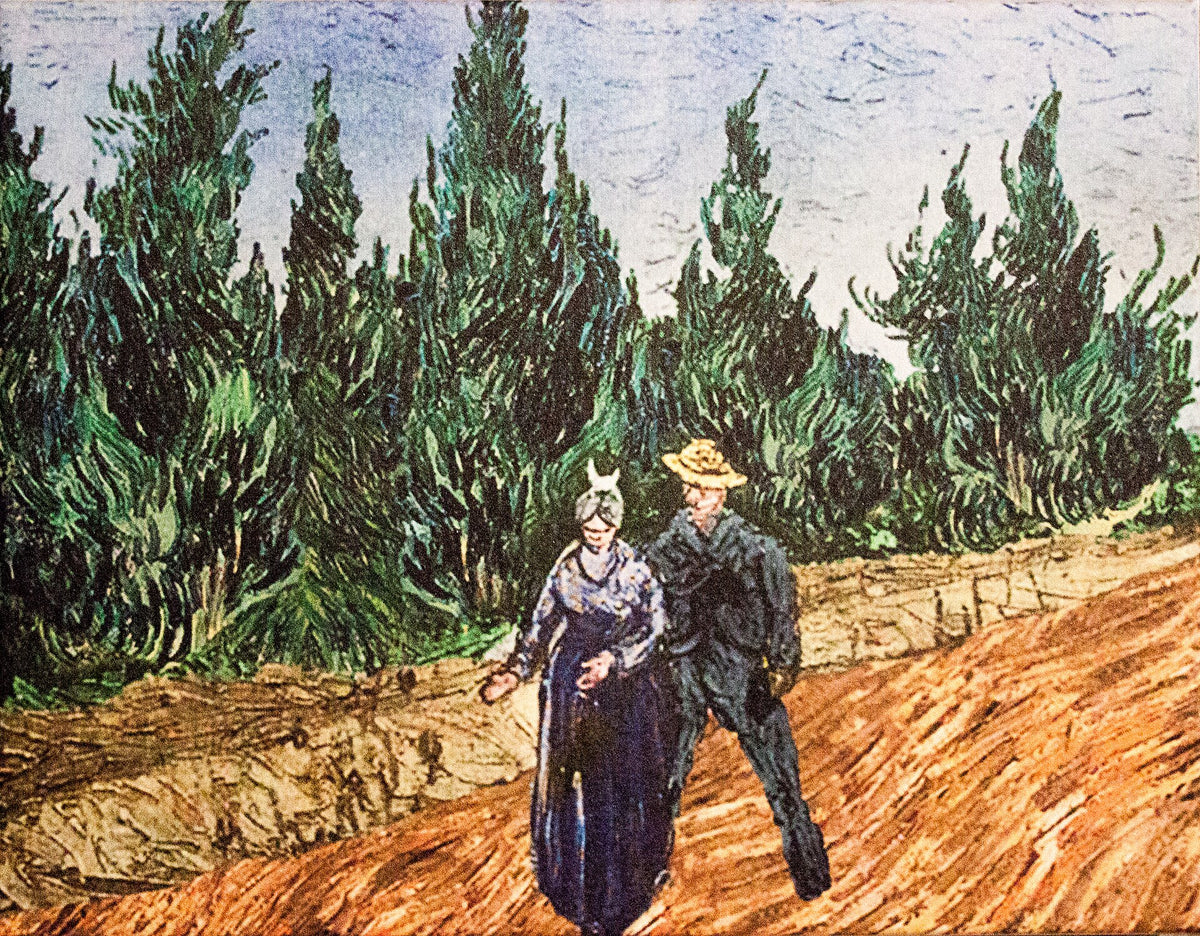 The Lovers: The Poet's Garden IV by Vincent van Gogh