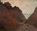 The Sunken Road in the Cliff at Varangeville by Claude Monet