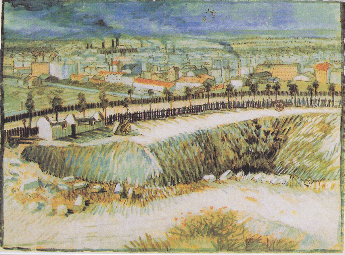 On the outskirts of Paris, near Montmartre by Vincent van Gogh