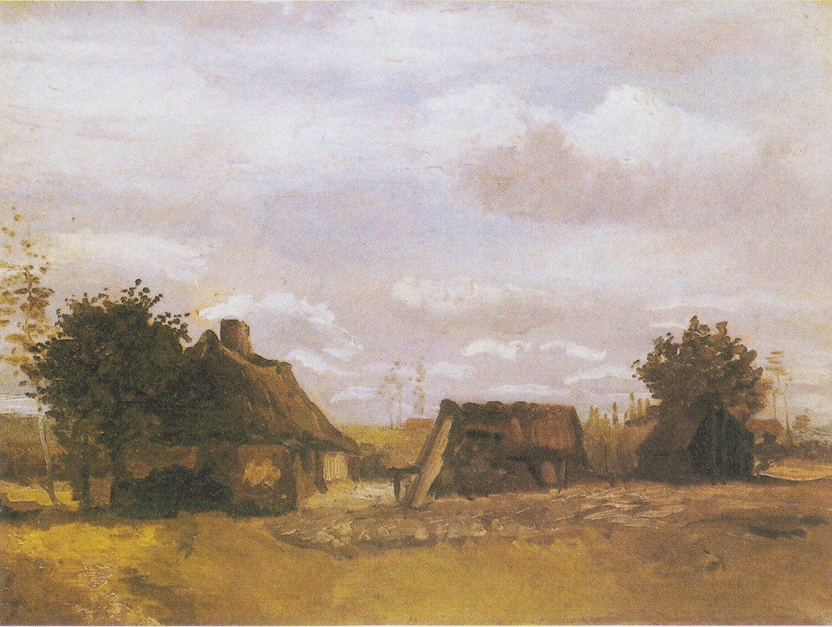 Cottage by Vincent van Gogh