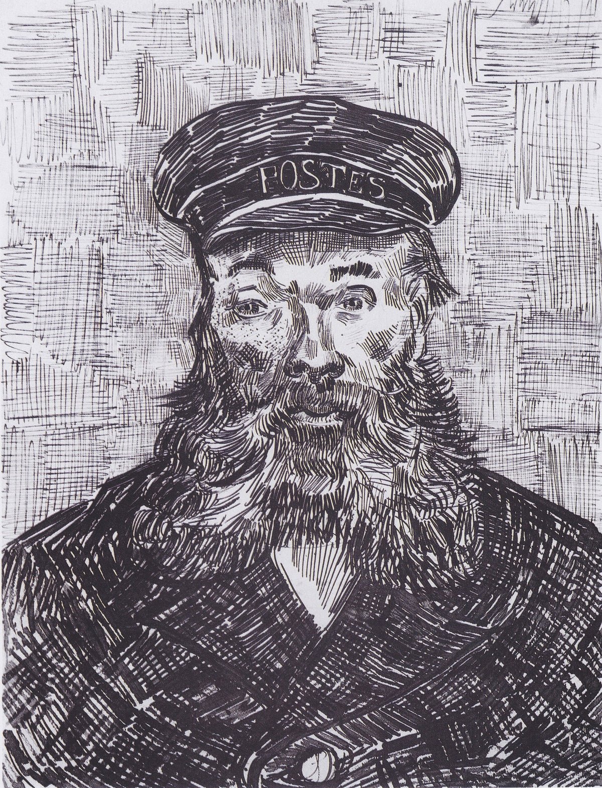 Portrait of Josepf Roulin by Vincent van Gogh