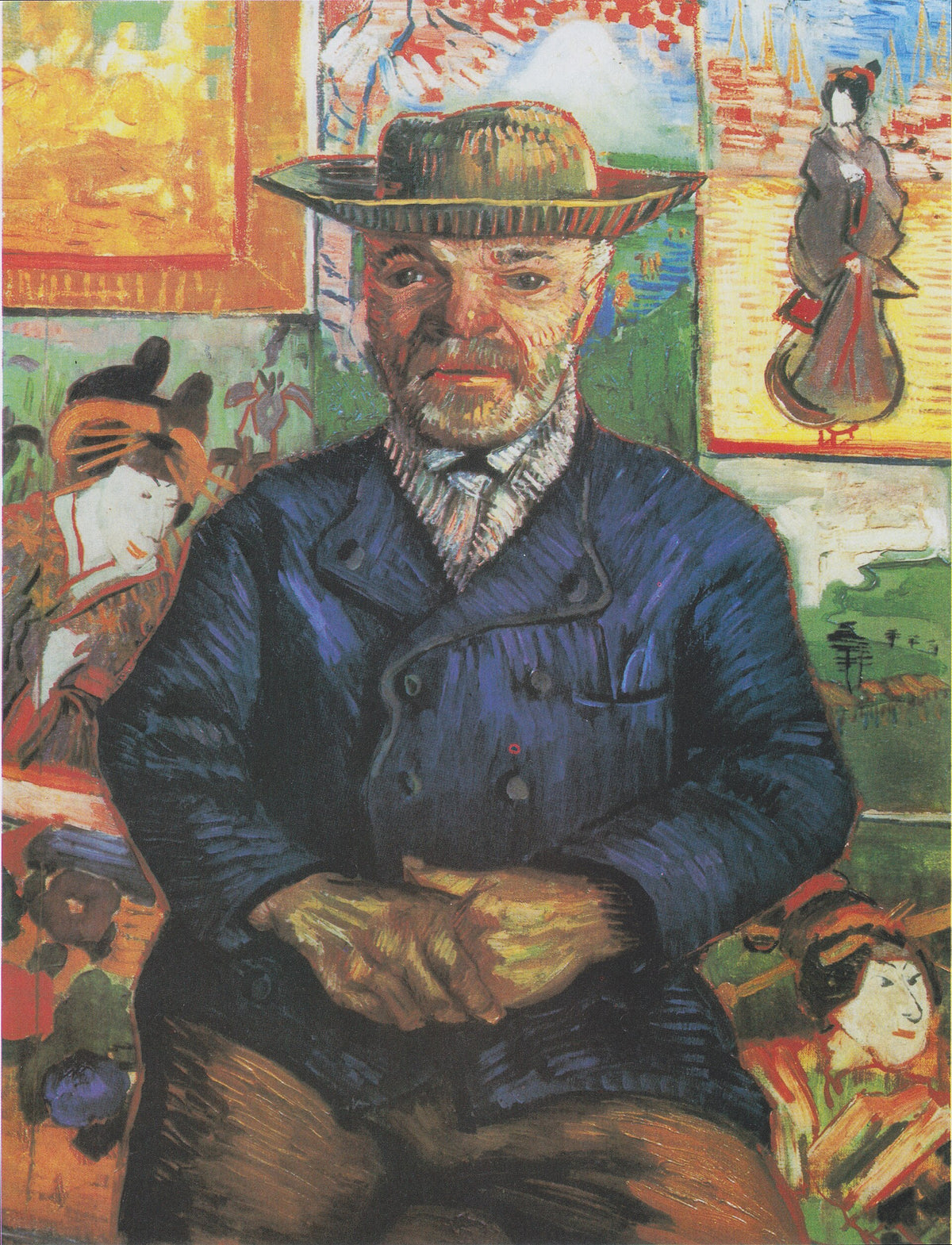 Portrait of Père Tanguy by Vincent van Gogh