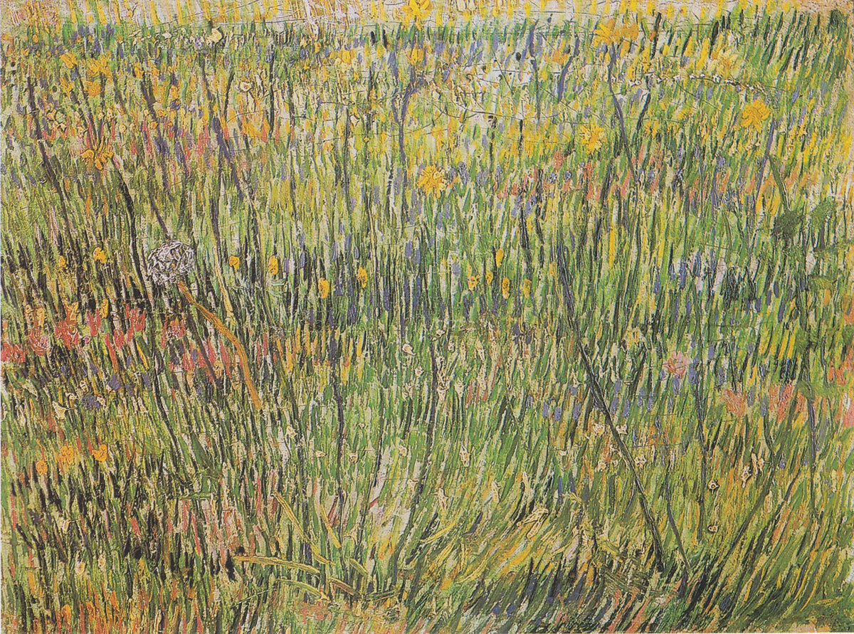 Pasture in Bloom by Vincent van Gogh