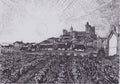 View to Saites-Maries by Vincent van Gogh