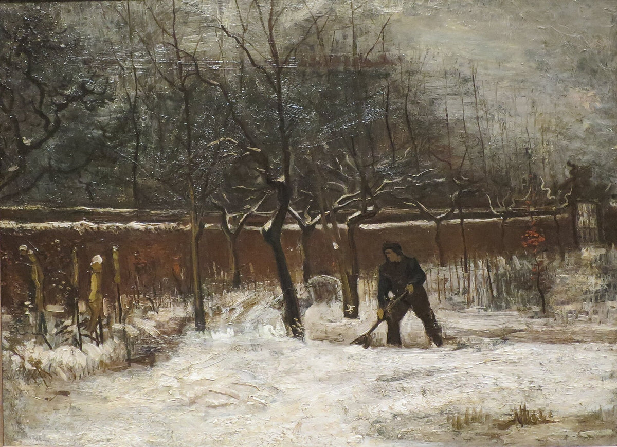 Winter (The Vicarage Garden under Snow) by Vincent van Gogh