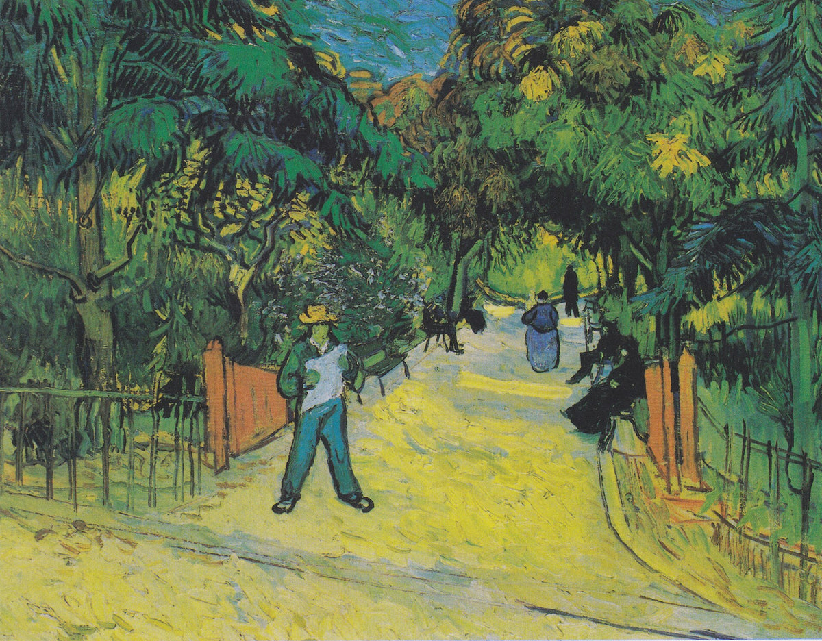 Entrance to the Public Park in Arles by Vincent van Gogh