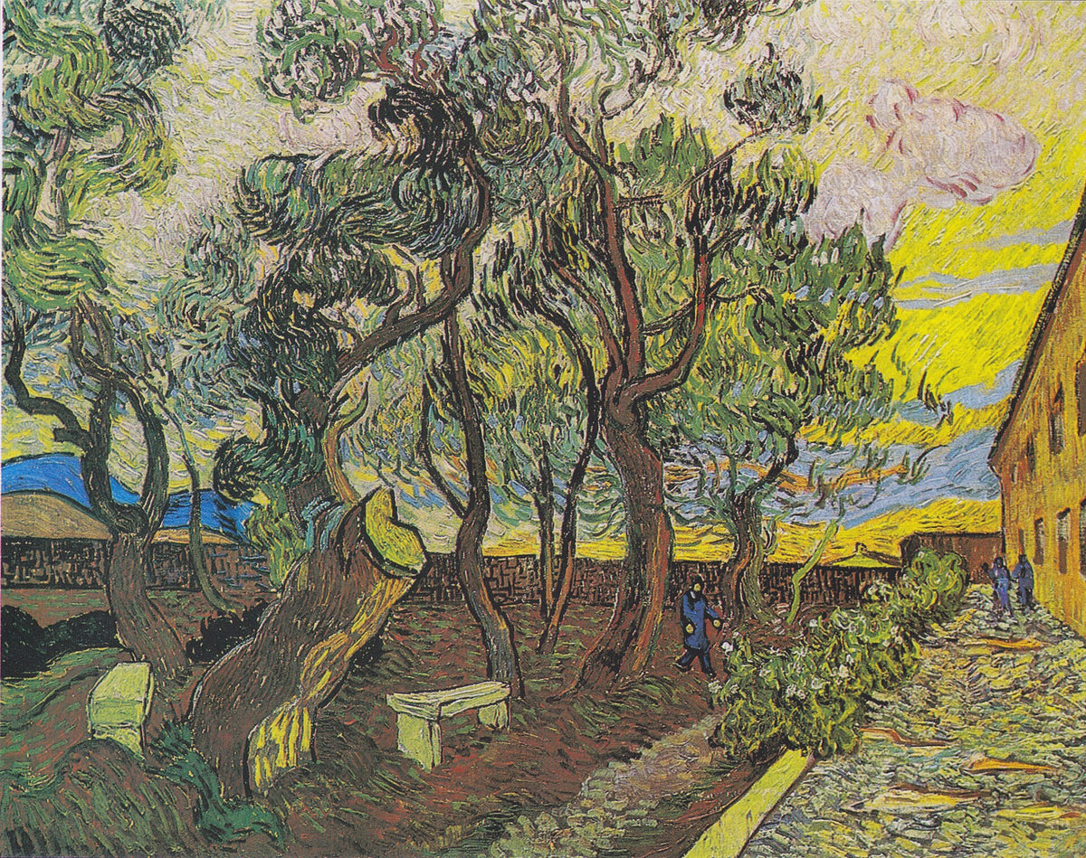 The garden of St. Paul's Hospital by Vincent van Gogh